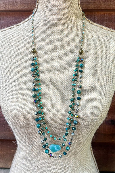 CAMDEN AFRICAN TURQUOISE NECKLACE