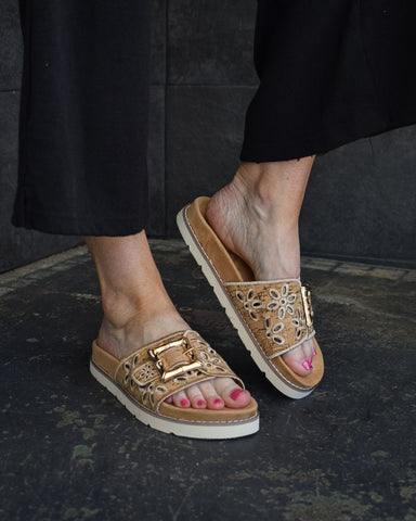 SLID IN MY DM SANDAL BY CORKYS- CORK