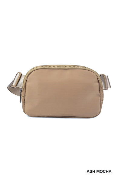 EVERYWHERE CROSS BODY FANNY PACK BELT BAG -  4 COLORS