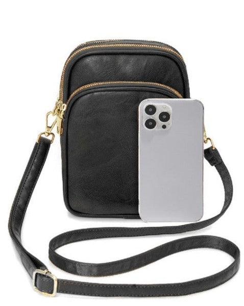 EVERLY TRIPLE ENTRY CROSSBODY BAG - 2 COLORS