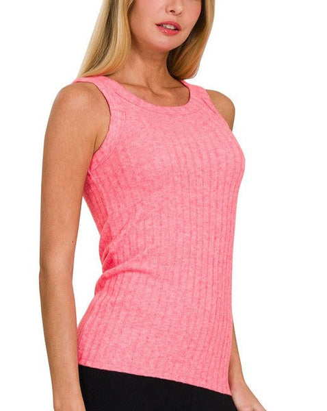 FEELS SO RIGHT RIBBED TANK TOP - 6 COLORS