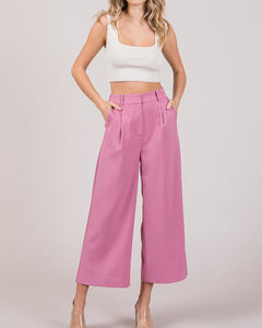 APRIL CROPPED WIDE LEG PANT