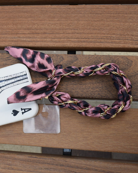 Scarf Purse & Phone Chain Wristlet - 10 Colors - Salty Lime Boutique