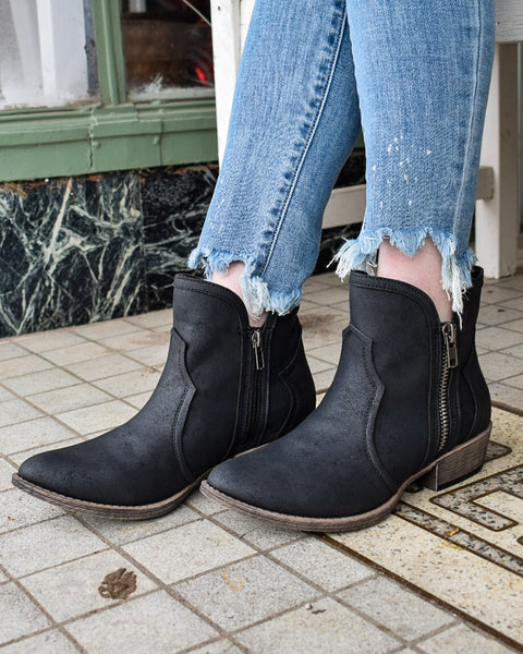 EVIE BOOTIES BY VERY G - BLACK