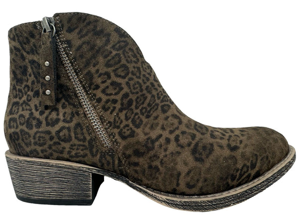 CHARMING BOOTIES BY VERY G - TAUPE LEOPARD