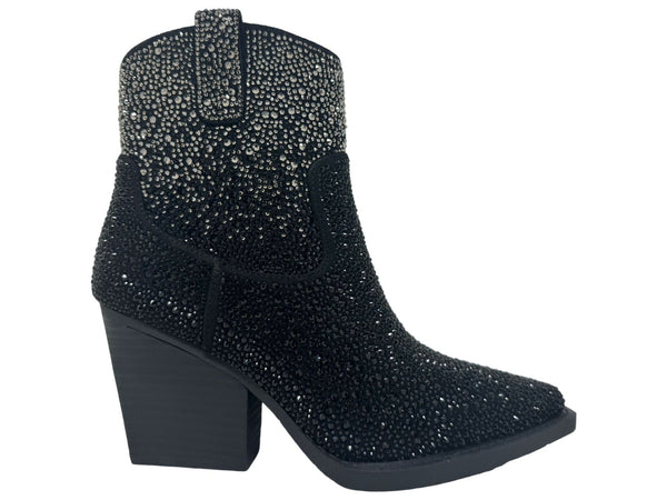 MAYRA BLING BOOT BY VERY G - BLACK