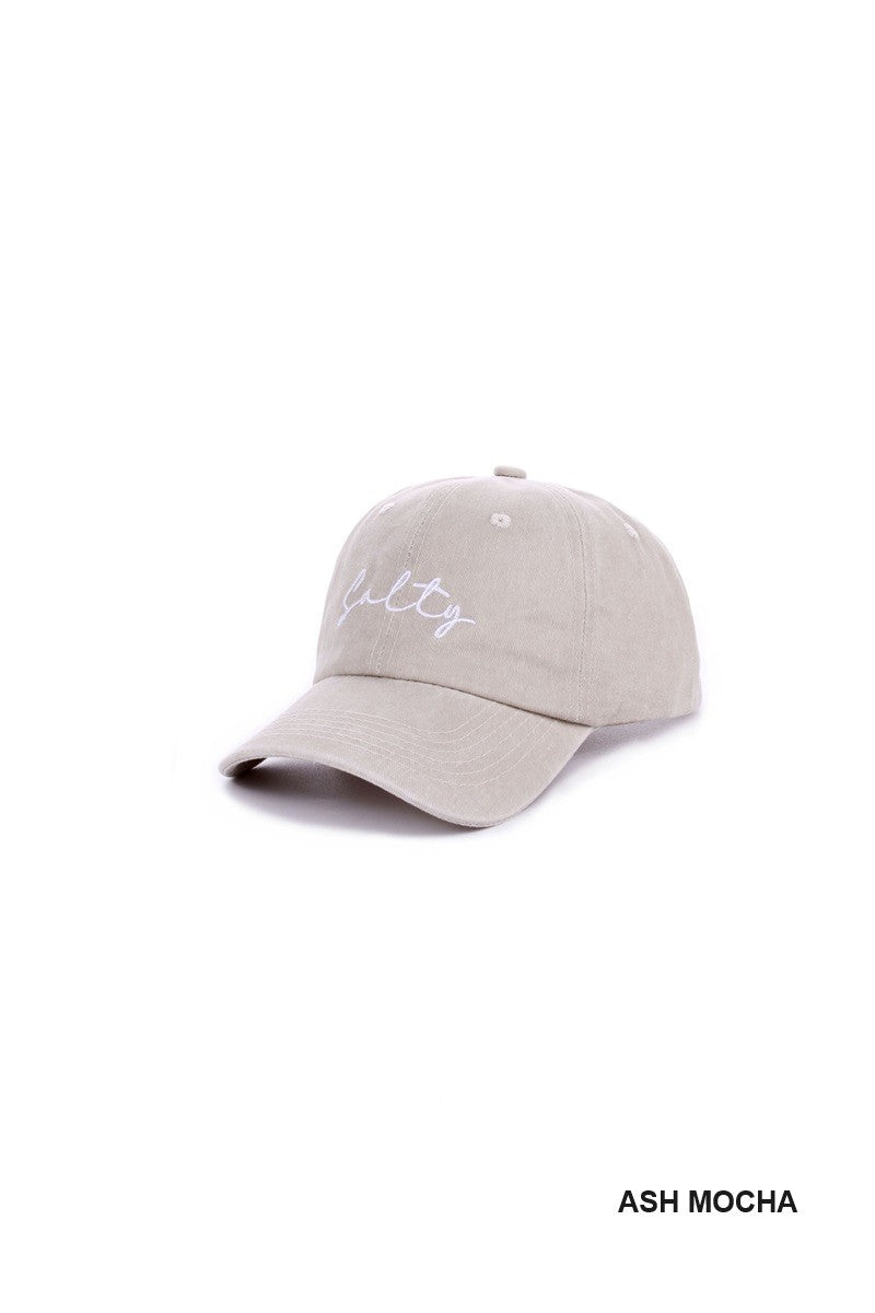 SALTY EMBROIDERED VINTAGE WASHED CAP - 3 COLORS – Salty Lime