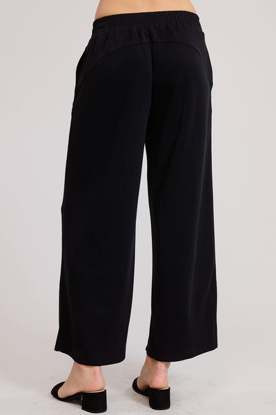 HARPER SCUBA PANTS - BLACK