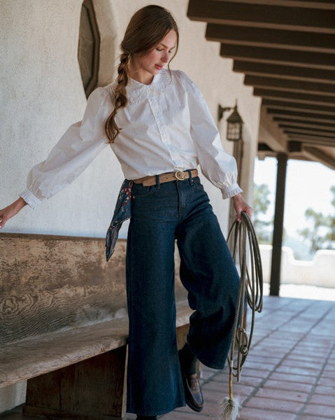 Harper Button Down Top- Off White
