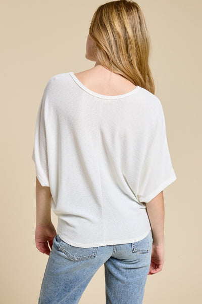 WREN TOP- OFF WHITE