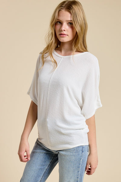 WREN TOP- OFF WHITE
