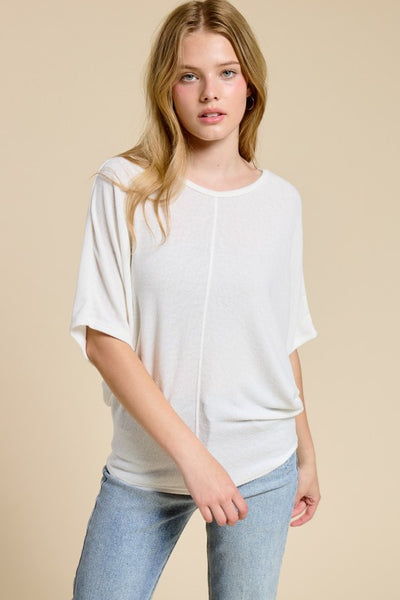 WREN TOP- OFF WHITE
