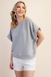 CASSIE TOP - GREY