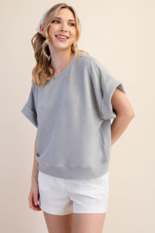 CASSIE TOP - GREY