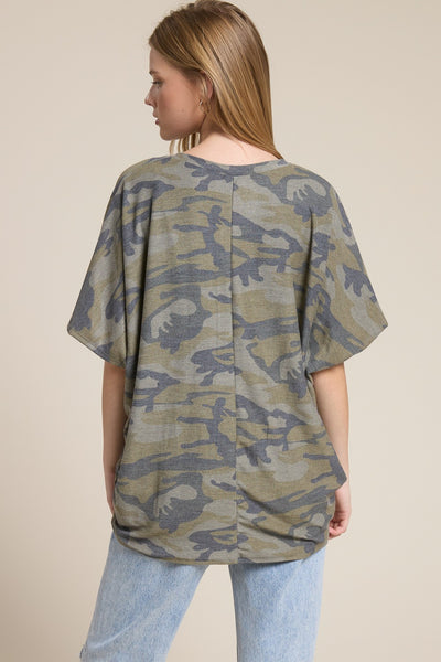 CAMO SHORT SLEEVE TEE- OLIVE