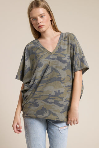 CAMO SHORT SLEEVE TEE- OLIVE