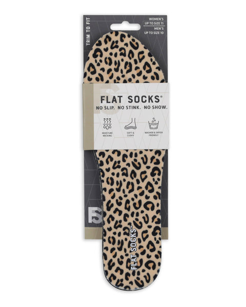 Flat Sock Insole - Leopard Print