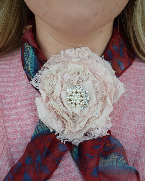 HAND DYED FLORAL SLIDE - BY A RARE BIRD - 3 COLORS