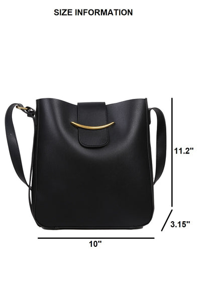 MESSENGER CROSSBODY SHOULDER BAG - 3 COLORS