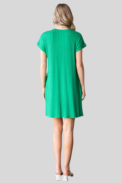 LUCKY ME GREEN DRESS - REG/CURVY