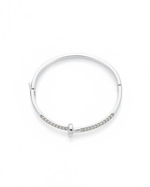 Nailhead Crystal Pavé Hinge Bracelet - 2 Colors - Salty Lime Boutique