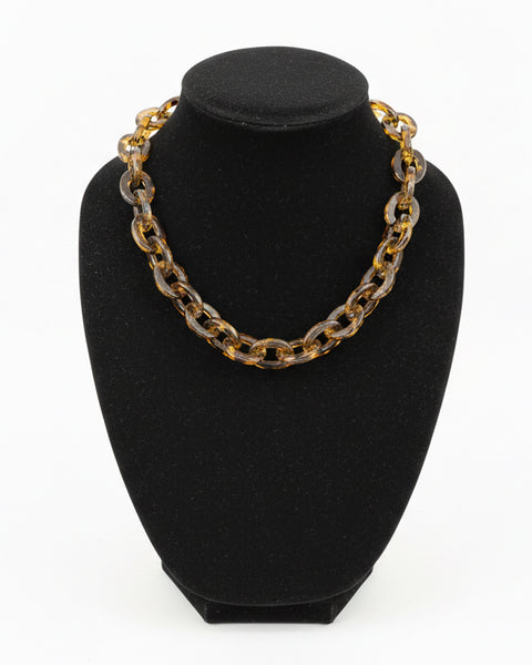 Acrylic Link Chain Necklace – 2 Colors