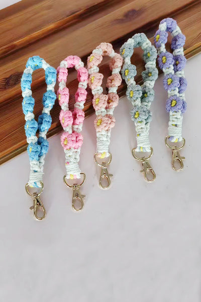 HAND CROCHET KEY CHAIN - 4 COLORS