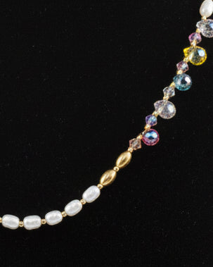 Crystal & Pearl Necklace