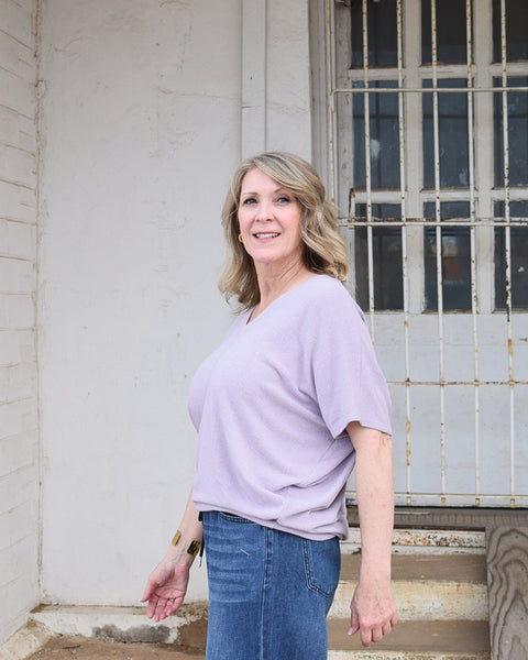 THE MARGO TOP - LILAC - Salty Lime Boutique