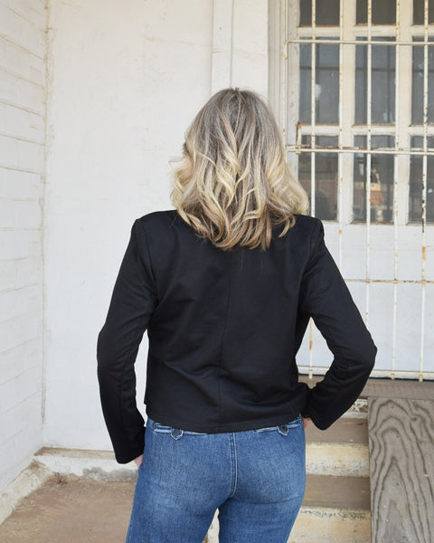 MILITARY JACKET BY JUNK GYPSY - BLACK