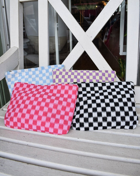 SALTY GIRL CHECKERED BAG - 4 COLORS