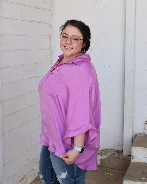CANDY CRUSH TOP - ORCHID - CURVY