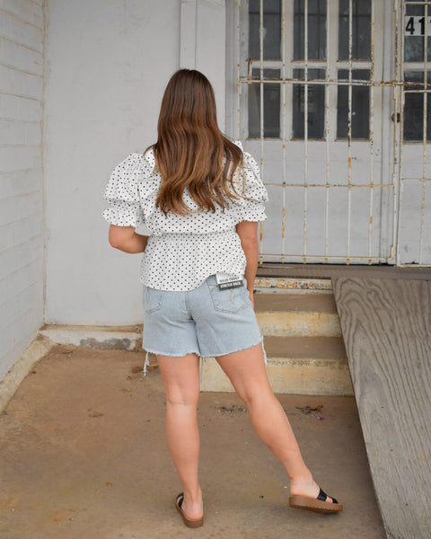 Judy Blue High Waist Rigid Magic Dad Short - Light Wash