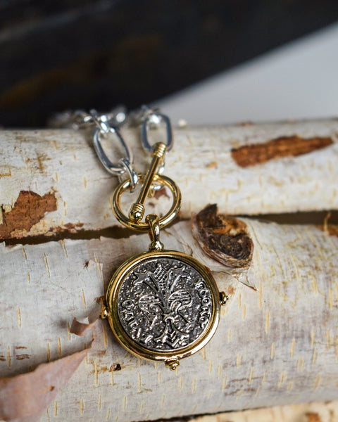 VINTAGE COIN BRACELET- ARROW - Salty Lime Boutique