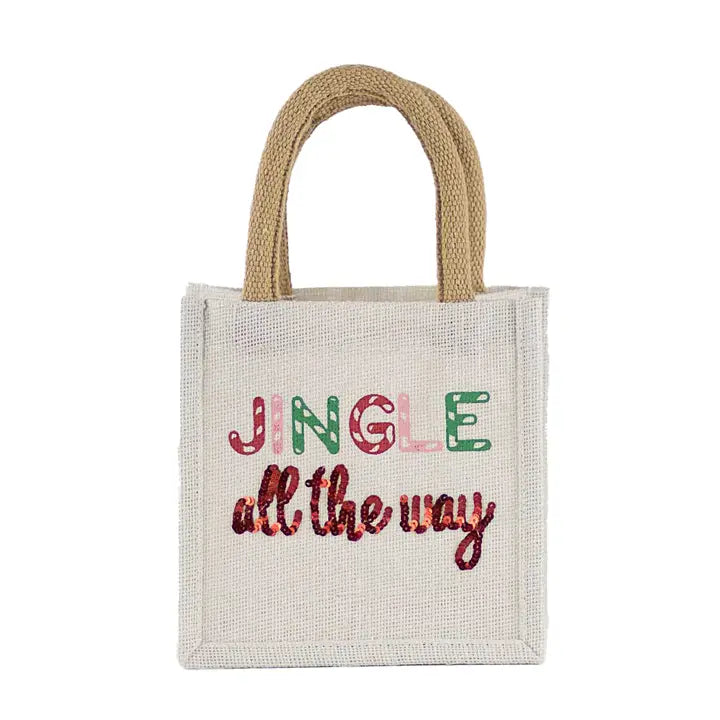 JINGLE ALL THE WAY GIFT TOTE