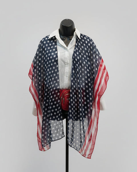 Americana Scarf Kimono