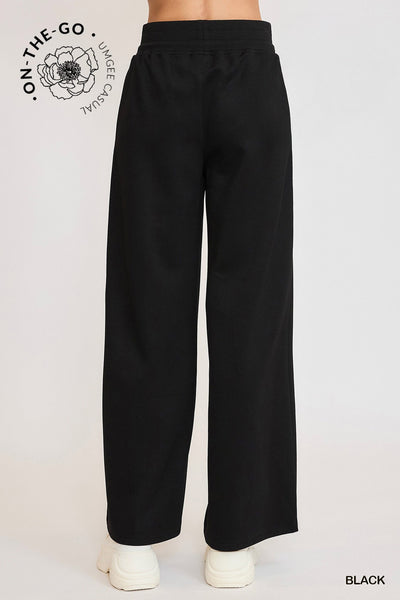 BUTTERY SOFT LOUNGE PANT BY UMGEE - BLACK