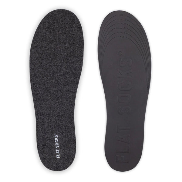 Flat Socks No Socks - Dark Heather Grey - Salty Lime Boutique