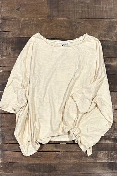 Jaded Gypsy Be Free Top - Oatmeal