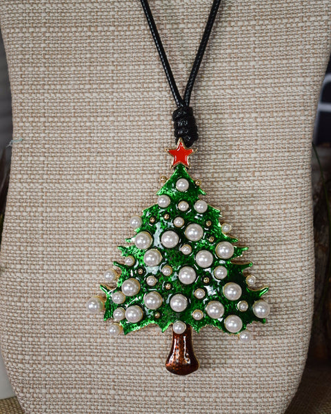 STATEMENT CHRISTMAS PENDANT NECKLACE - ASST.