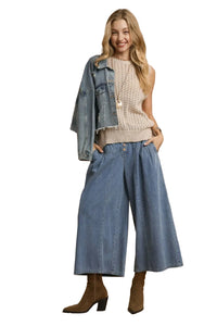 PAULETTE CULOTTES BY UMGEE - LT. DENIM