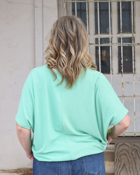 THE MARGO TOP - SEAFOAM - Salty Lime Boutique