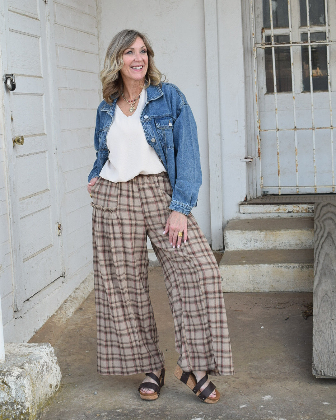 JOPLIN WOVEN FLARE PANTS
