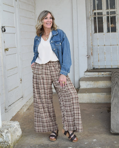 JOPLIN WOVEN FLARE PANTS