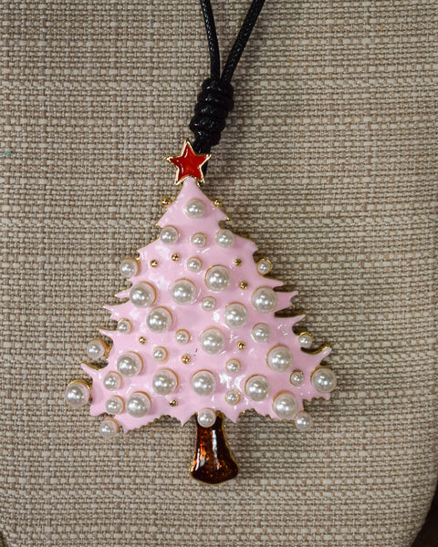 STATEMENT CHRISTMAS PENDANT NECKLACE - ASST.