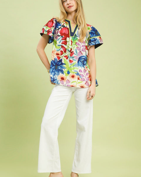 ALL IN BLOOM BY UMGEE - CREAM MIX - REG/CURY - Salty Lime Boutique