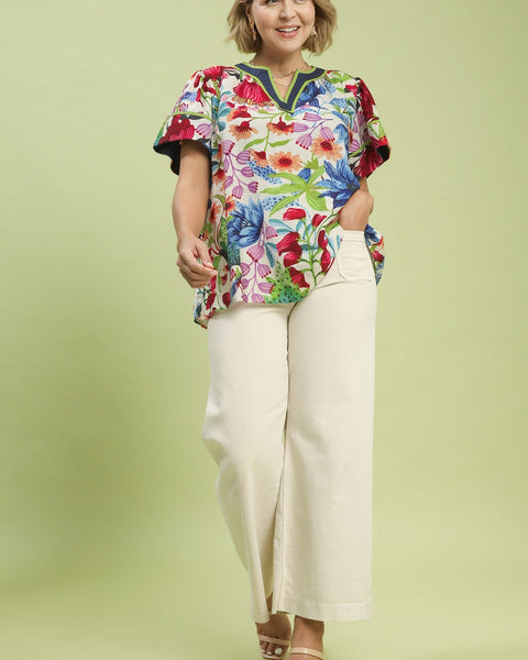 ALL IN BLOOM BY UMGEE - CREAM MIX - REG/CURY - Salty Lime Boutique