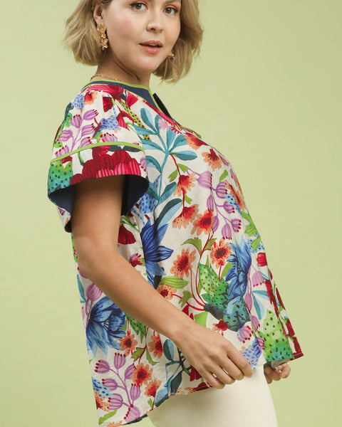 ALL IN BLOOM BY UMGEE - CREAM MIX - REG/CURY - Salty Lime Boutique