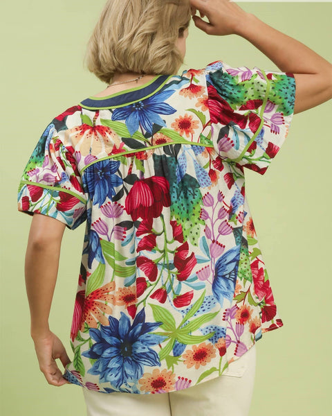 ALL IN BLOOM BY UMGEE - CREAM MIX - REG/CURY - Salty Lime Boutique