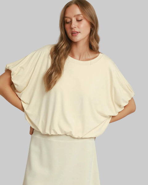Head In The Clouds Knit Top by Umgee - ivory - Salty Lime Boutique